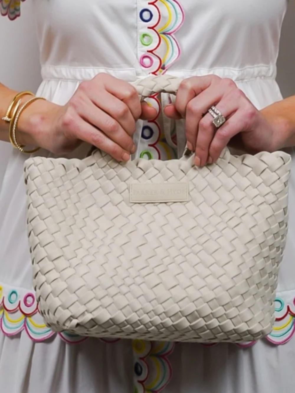 Woven Mini Tote